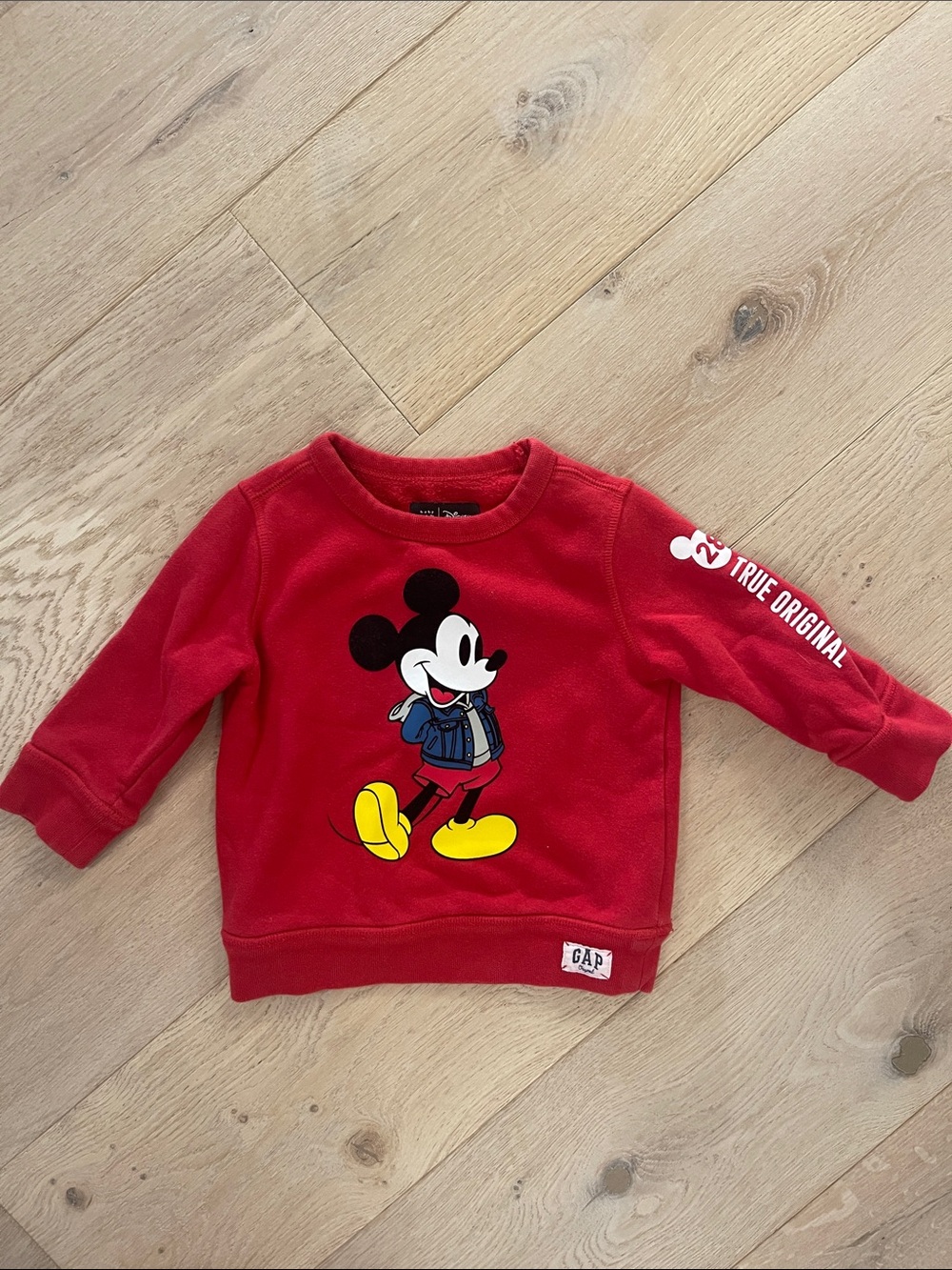 baby GAP/ Disney baby limited edition Mickey Mouse Sweatshirt 18-24 months
